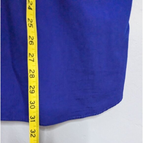 Affinity Apparel Blue Short-Sleeve Shirt Sz 22 Mens Polyester Cotton Greyhound - Picture 13 of 15